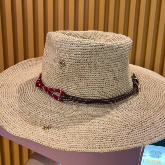Miu Miu Straw Hat with Logo